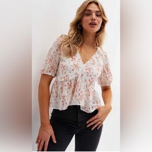 Bohemian floral top